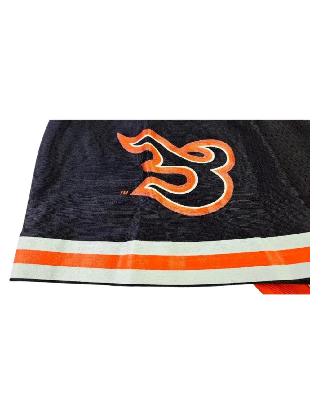 Vintage Utah Blaze Arena Football Jersey Russell XL Black Orange Discover Card - Picture 9 of 16